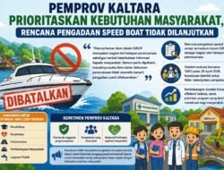 Prioritaskan Kepentingan Publik, Pemprov Kaltara Batalkan Pengadaan Speed Boat